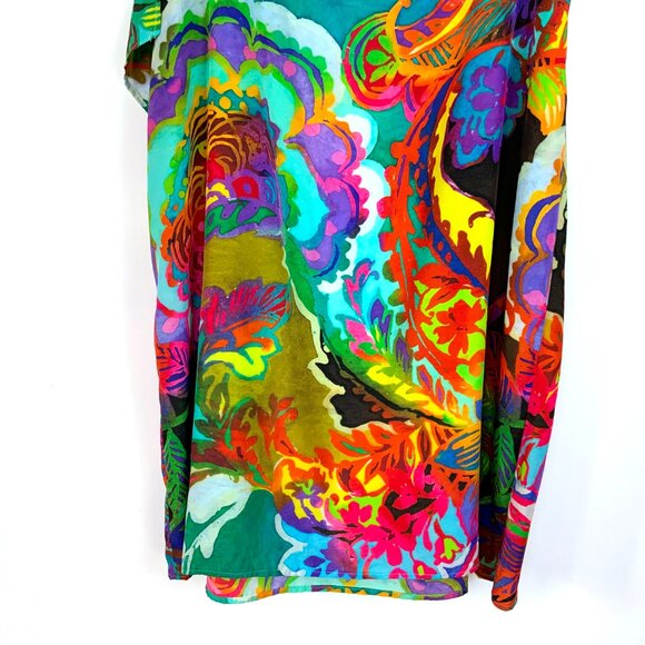 Lauren Ralph Lauren Women's Tropical Floral Shift Sleevless Dress Sz 12 - Picture 7 of 16